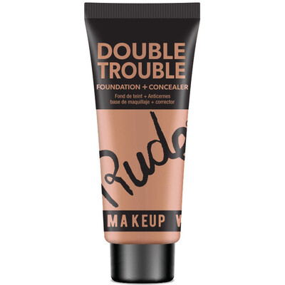 RUDE Double Trouble Foundation + Concealer - Cocoa 16