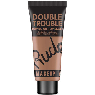 RUDE Double Trouble Foundation + Concealer - Walnut 19