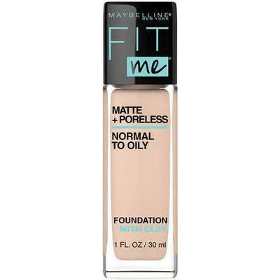 MAYBELLINE Fit Me! Matte + Poreless Foundation - Classic Ivory 120