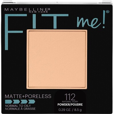 MAYBELLINE Fit Me Matte + Poreless Powder - Natural Ivory 112