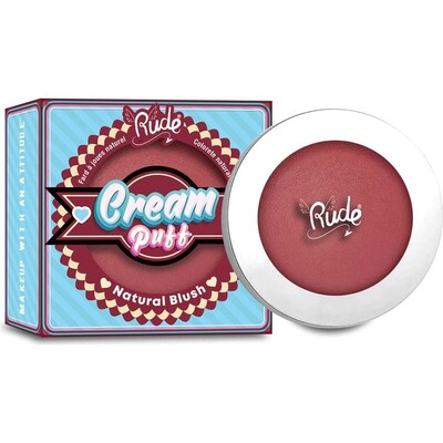 RUDE Cream Puff Natural Blush - Short Cake
