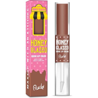 RUDE Honey Glazed Shine Lip Color - Boston Cream