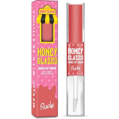 RUDE Honey Glazed Shine Lip Color - Cinnamon Twist
