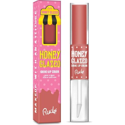 RUDE Honey Glazed Shine Lip Color - Crullers