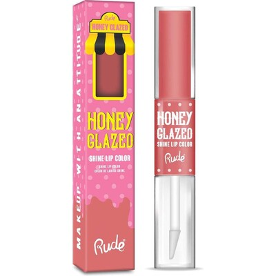 RUDE Honey Glazed Shine Lip Color - Jelly-Filled