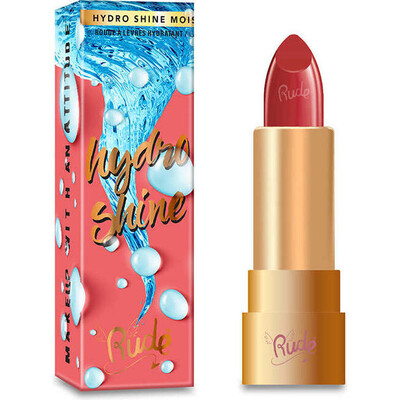 RUDE Hydro Shine Moisturizing Lipstick - Scarlet
