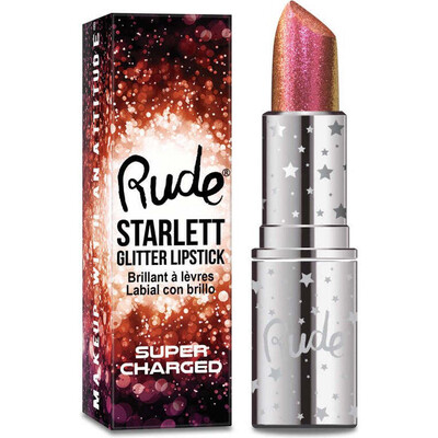 RUDE Starlett Supercharged Color Shift Glitter Lipstick - Diva