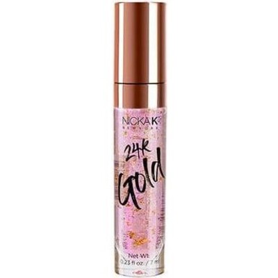 NICKA K 24K Gold Lip Gloss - Rose Gold