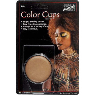 mehron Color Cups Face and Body Paint - Gold