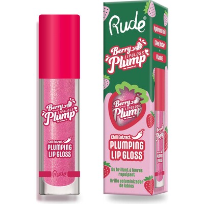 RUDE Berry Juicy Plumping Lip Gloss - Cotton Candy