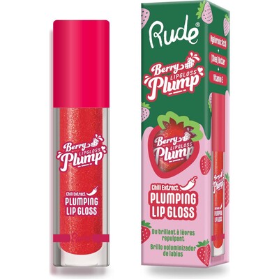 RUDE Berry Juicy Plumping Lip Gloss - Strawberry Kiss