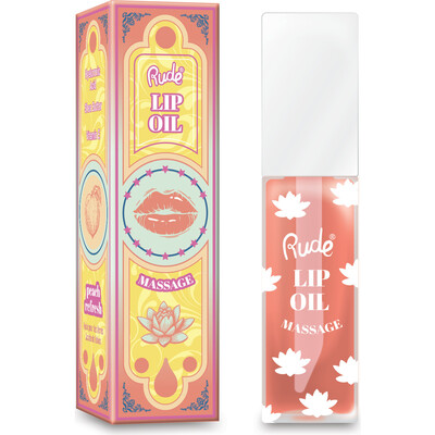 RUDE Lip Oil Massage - Peach Refresh
