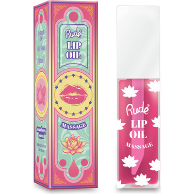 RUDE Lip Oil Massage - Strawberry Sauna