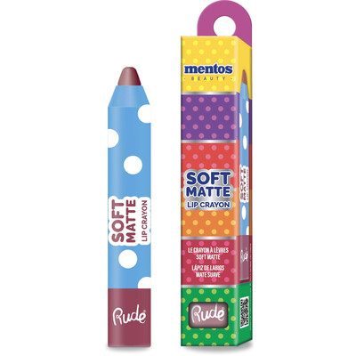 RUDE Mentos Soft Matte Lip Crayon - Dark Cherry