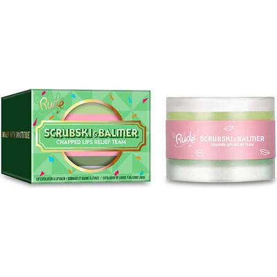 RUDE Scrubski & Balmer Lip Exfoliator and Lip Balm - Fresh Mint