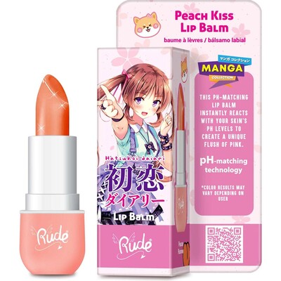 RUDE Manga Collection Lip Balm - Peach Kiss