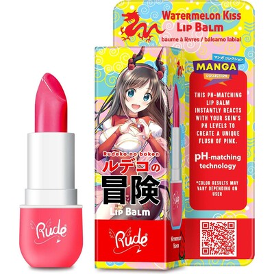 RUDE Manga Collection Lip Balm - Watermelon Kiss