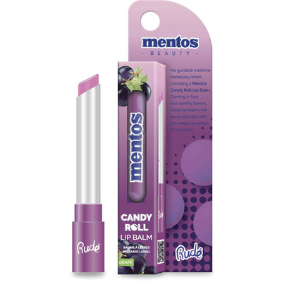 RUDE Mentos Candy Roll Lip Balm - Grape