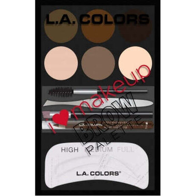 L. A. COLORS I Heart Makeup Brow Palette - Medium To Deep