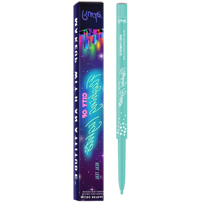 RUDE City of Flashing Lights Micro Retractable Liner - Real Teal