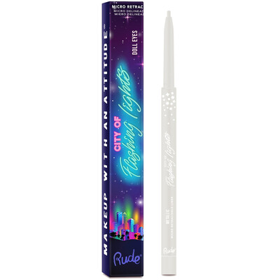 RUDE City of Flashing Lights Micro Retractable Liner - Doll Eyes