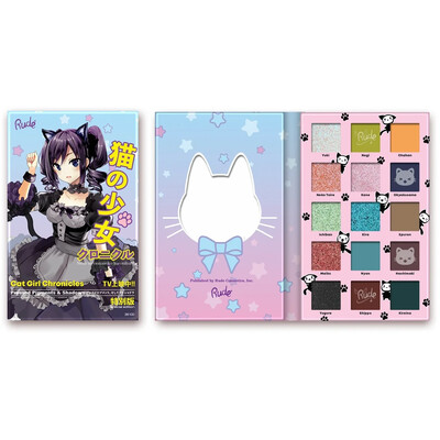 RUDE Manga Collection Pressed Pigments & Shadows - Cat Girl Chronicles