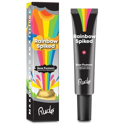 RUDE Rainbow Spiked Vibrant Colors Base Pigment - Black