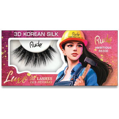 RUDE Luxe 3D Korean Silk Lashes - Ambitious