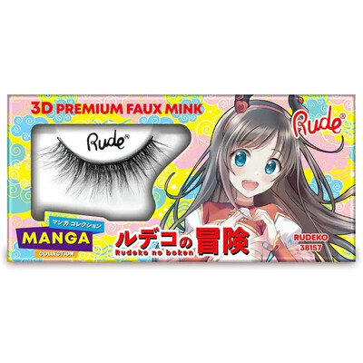RUDE Manga 3D Faux Mink Lashes - Rudeko